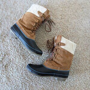 Khombu Women's Waterproof Duck Boots Size 9